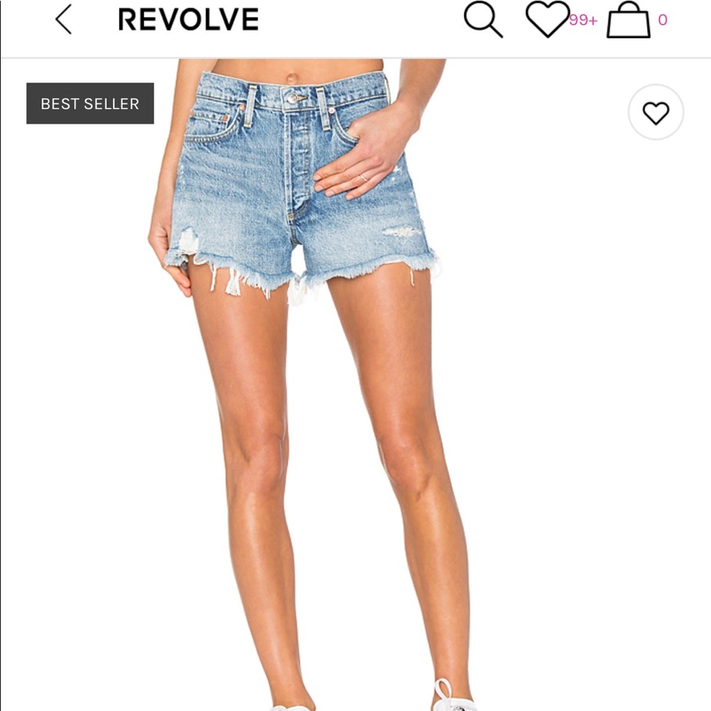 Agolde Parker Vintage Shorts